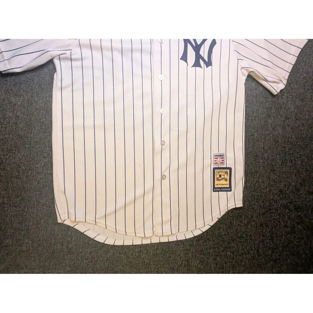 MAJESTIC COOPERSTOWN COLLECTION #44 REGGIE JACKSON YANKEES JERSEY MENS SZ MEDIUM